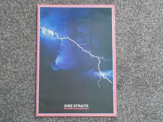 Dire Straits - Love Over Gold 1982/83 Tour Programme,  Newcastle Ticket Vg
