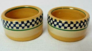 Nicholas Mosse Pottery Small Bowls Butter Pat Or Salt Dish Ireland Set Of 2