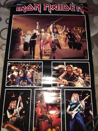 Rare Iron Maiden Poster 1984