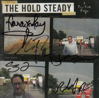 The Hold Steady A Positive Rage Fully Signed / Autographed Cd Booklet,  Cofa