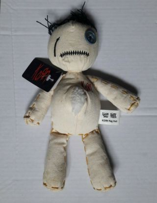 Korn Issues Limited Edition Collectable Rag Doll W/tags Rock Metal Goth Emo