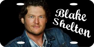 Blake Shelton Color Photo Country Music License Plate 12x6 Aluminum Made In Usa