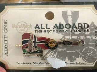 Hard Rock Cafe Oslo Regional Train Series Pin