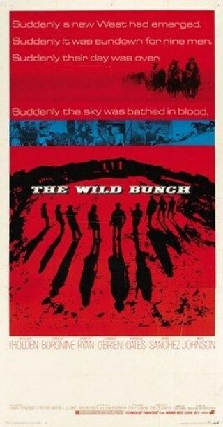 The Wild Bunch Movie Poster William Holden Vintage 2