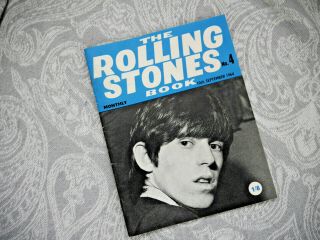 Rolling Stones Monthly Book No 4 September 1964 Scarce In This