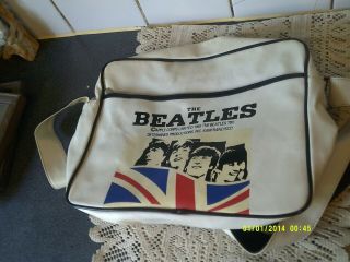 Vintage The Beatles Vinyl Shoulder Bag,  Apple Corps Ltd.  1993