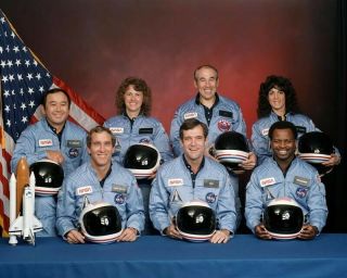 1986 Space Shuttle Challenger Crew 8x10 Photo Picture Print 0406071117