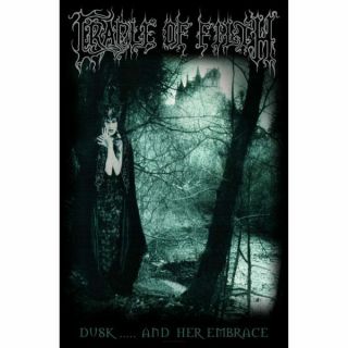 Cradle Of Filth - " Dusk And Her Embrace " - Large Size Textile Poster/flag