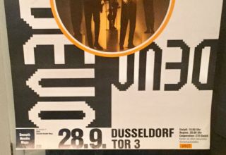 Vintage 1990 Devo Concert Poster Germany 33” X 23” 3