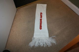 Cliff Richard - Wired For Sound - Concert Scarf - Rare Item Look.