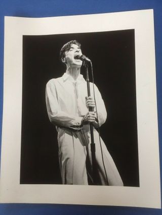 David Byrne - Talking Heads Vintage - London Features Photo - Ex Cond