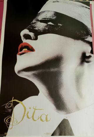 Madonna Erotica Dita Poster Official 1992 Boytoy Rare Sex Mask S&m 23x35