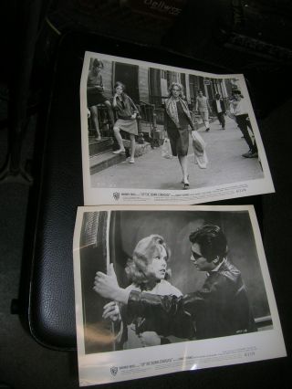 2 Movie Stills - " Up The Down Staircase " 8 X 10 " B&w Glossies 1967 W Sandy Dennis