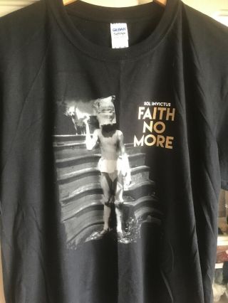 Faith No More Sol Invictus 2015 European Tour T Shirt Xl