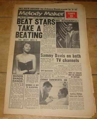 Melody Maker 21 May 1960 Cleo Laine Johnny Dankworth Tubby Hayes Tony Coe Bechet