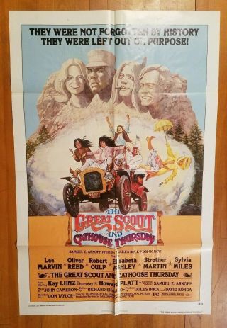 Great Scout And Cathouse Thursday 1976 27x41 1 - Sheet Movie Poster 76/74