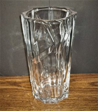 Large Lead Crystal Flower Vase Heavy 9 Inches From Pro Flowers Company