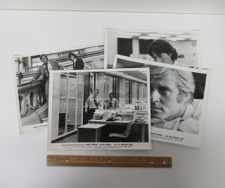 (4) Vintage 1976 (8x10) Movie Media Press Photos All The President 