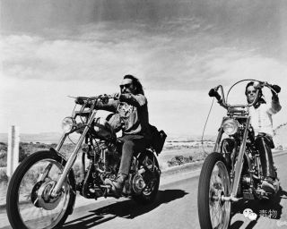 Easy Rider Dennis Hopper Peter Fonda 1969 B&w 8x10 Photo Print