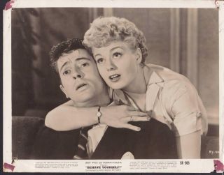 Farley Granger Shelley Winters Behave Yourself 1951 Vintage Movie Photo 33426