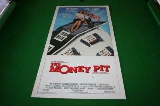 The Money Pit Tom Hanks 1986 Australian Orig Daybill Movie Poster Very Good Cond