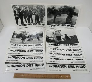 11 Vintage 1977 8x10 Movie Media Press Photos Bruce Lee Dragon Dies Hard Wz8137