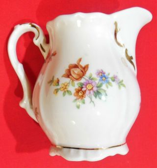 Vintage 15 - Piece Porcelain Demitasse Tea Set Floral Embossed Gold Trim 8
