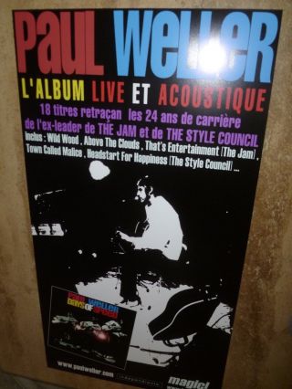 Paul Weller Uniquely Designed French 