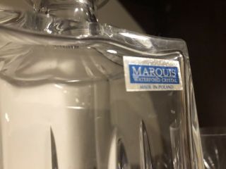 Marquis by Waterford Decanter And Two Glasses - 2