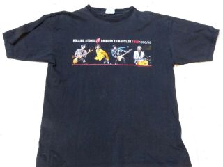 Rolling Stones - Bridges To Babylon 1999 Eu - Official Vintage T Shirt - Xl