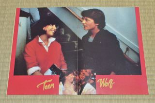 Teen Wolf Japan Movie Program 1985 Michael J.  Fox Rod Daniel James Hampton 5