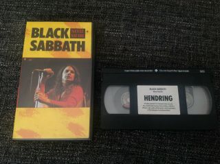Black Sabbath Never Say Die - Live At Hammersmith Odeon - 1978 Vhs,  Video,  Tape