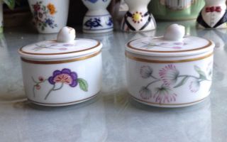 Retired Richard Ginori Set Of Italian Porcelain Small Boxes