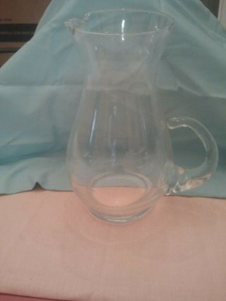 Princess House Heritage Crystal Juice Pitcher Pattern 459 10 In