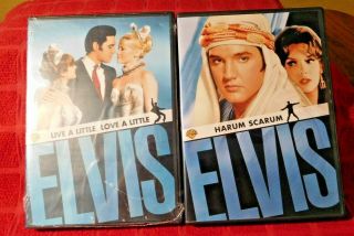 Elvis Presley - Live A Little,  Love A Little & Harum Scarum - 2 Movies On Dvd