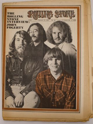 3 Issues Of Rolling Stone 1969 - 70 John Fogerty Sun Ra Dylan@isle Of Wight