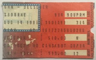 Ozzy Osbourne Def Leppard Concert Ticket Nassau Veterans Coliseum 1981