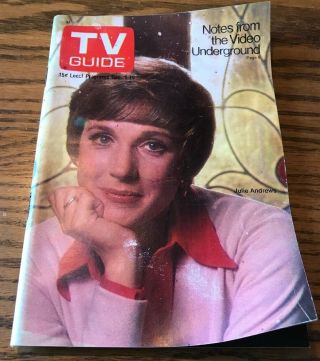 Tv Guide - Dec 9 - 15 - 1972 - Julie Andrews - Wash - Balt No Label