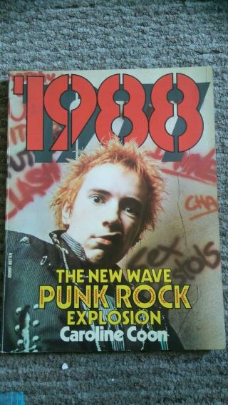 Vintage 1977 1988 The Wave Punk Rock Explosion Caroline Coon Book