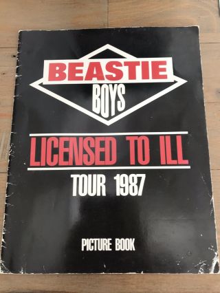 Beastie Boys - Licensed To Ill Tour - Picture Book - Rare 1987 Programme - Def Jam