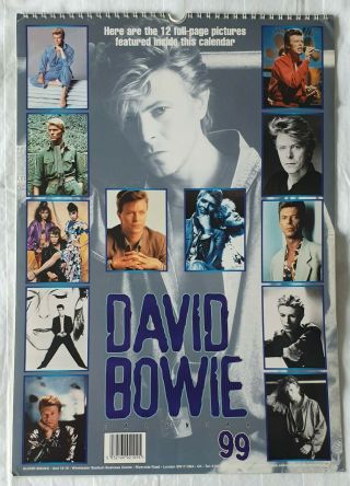 1999 David Bowie Calendar by Oliver Books - Featuring Twelve 40cm x 30cm Photos 2