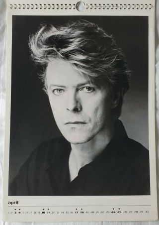 1999 David Bowie Calendar by Oliver Books - Featuring Twelve 40cm x 30cm Photos 5