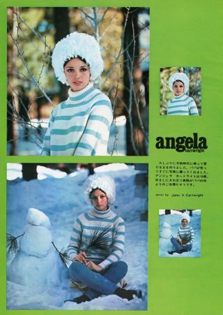 Angela Cartwright / Catherine Deneuve 1969 Vintage Japan Picture Clipping Lj/m