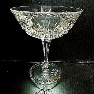 1 (one) Gorham Cherrywood Clear Cut Lead Crystal Champagne Tall Sherbet Glass