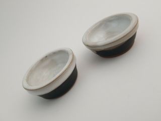 Shanagarry Hand Thrown Irish Pottery Tiny Dipping Bowls 2 5/8 