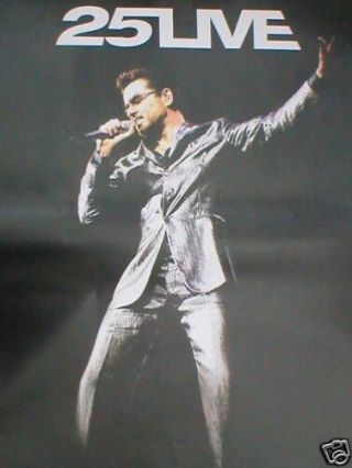 George Michael 25 Live Official Ex Tour Poster 84 X 60 Wham Rare
