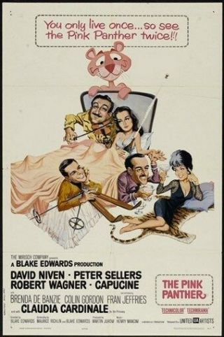 The Pink Panther Movie Poster Peter Sellers Vintage 5