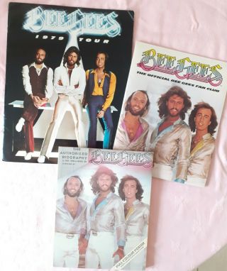 Bee Gees 1979 Us Fan Club Memorabilia And Authorized Biography