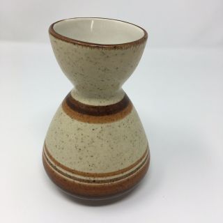 Mid Century Modern Lapid Israel Pottery Vase Signed 5” Tall Art Hand Crafted