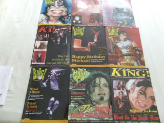 Michael Jackson King Of Pop Fanzine Issue 24/22/19/16/15/13/11/10/3/17